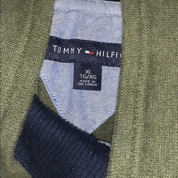 Green Tommy Hilfiger Green Quarter ZIP - Picture 2 of 2